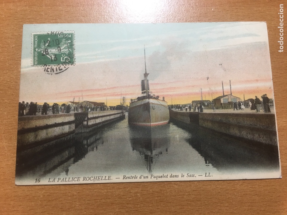 Postales: Postal barco en puerto - Foto 1