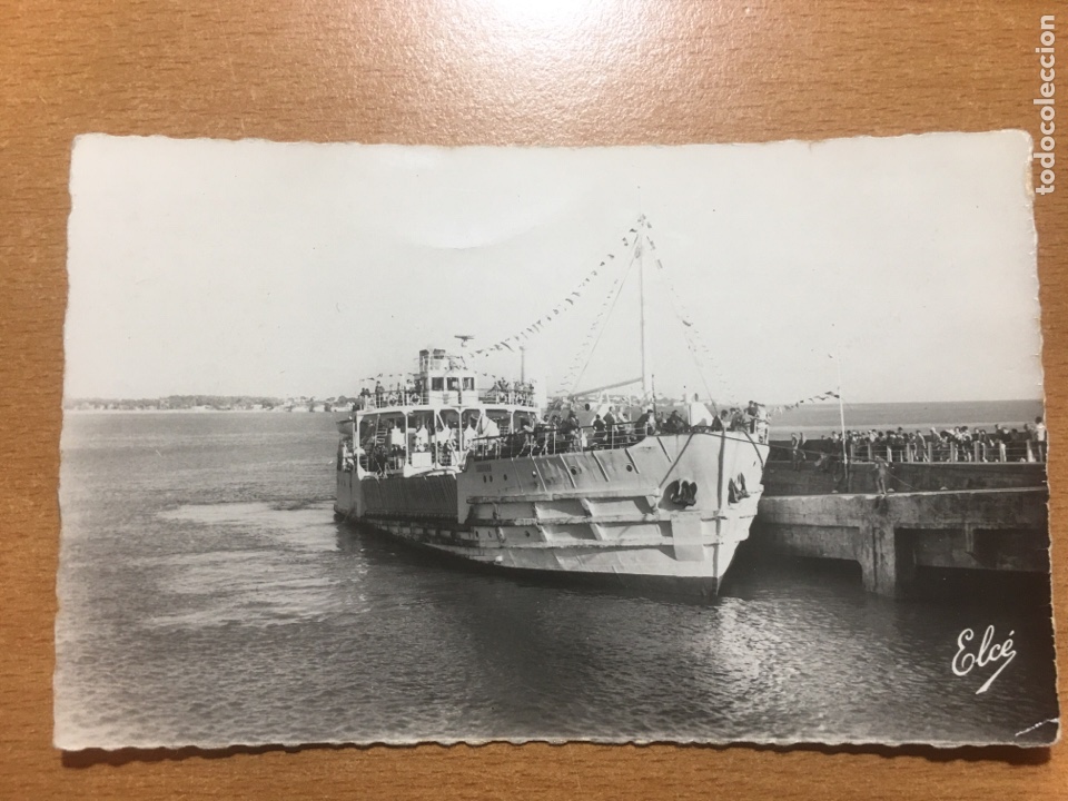 Postales: Postal barco en puerto - Foto 1