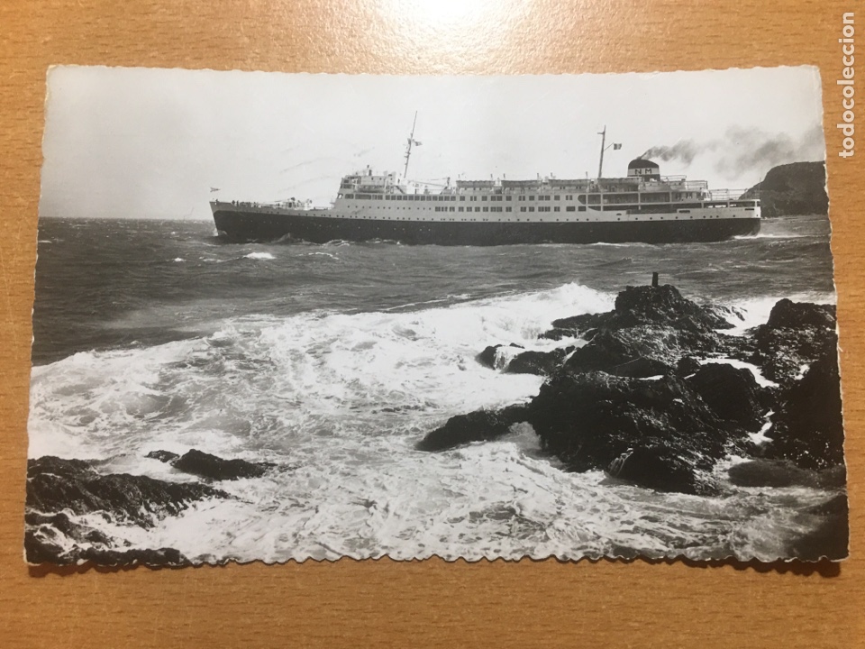 Postales: Postal barco en puerto - Foto 1