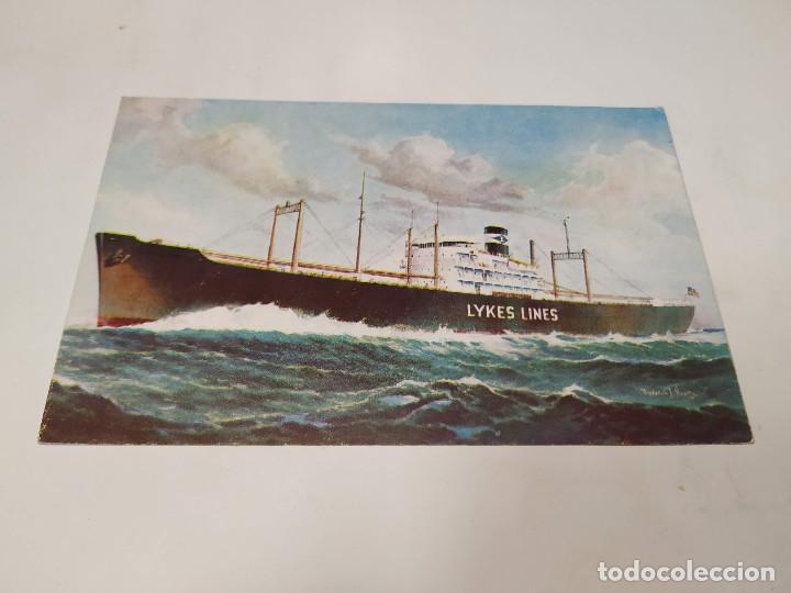 Postales: POSTAL LYKES BROS. STEAMSHIP CO. - Foto 1