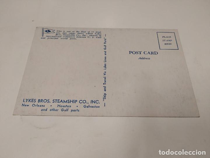 Postales: POSTAL LYKES BROS. STEAMSHIP CO. - Foto 2