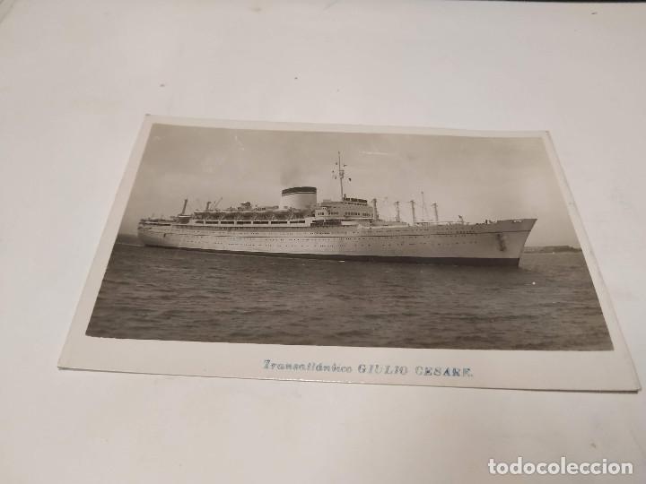 Postales: POSTAL TRANSATL&Aacute;NTICO GIULIO CESARE - Foto 1
