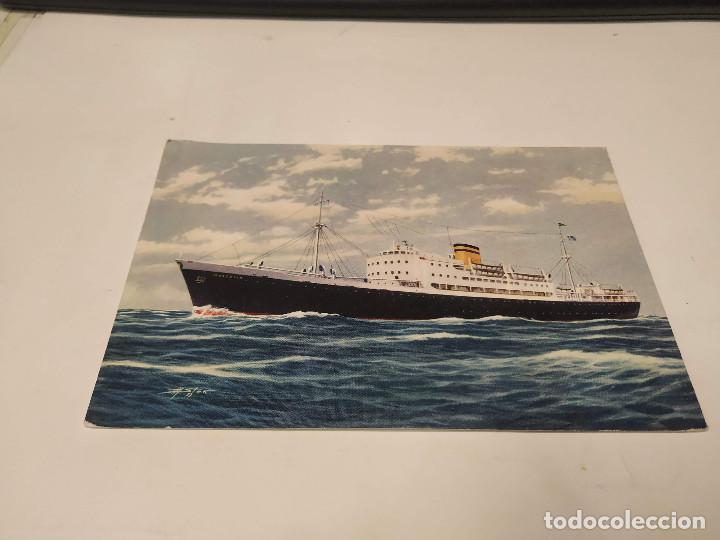 Postales: POSTAL M.S. MASSALIA - THE HELLENIC MEDITERRANEAN LINES - Foto 1