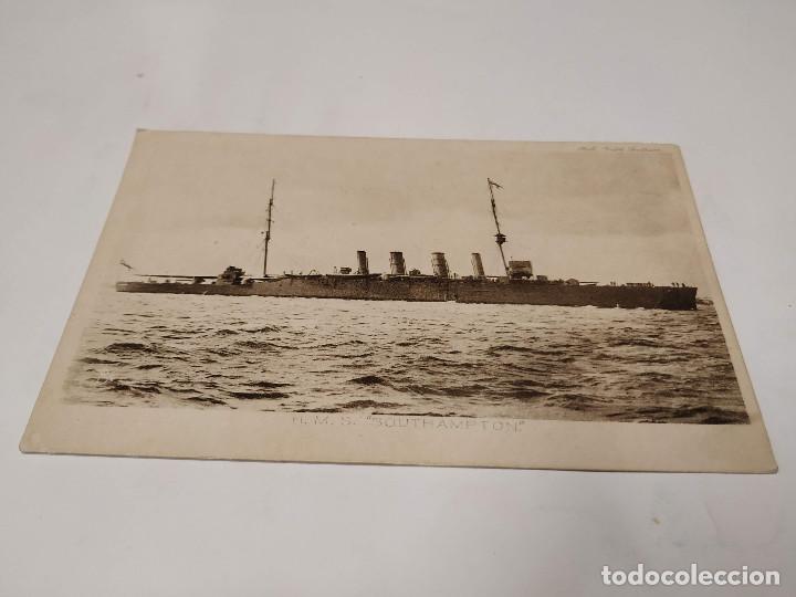 Postales: POSTAL H.M.S. SOUTHAMPTON - Foto 1