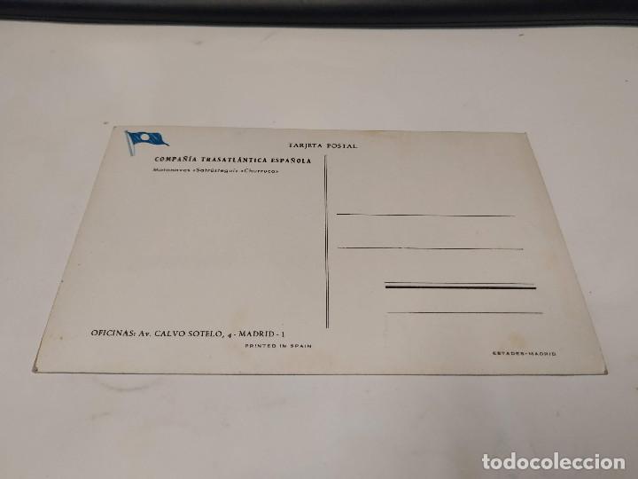 Postales: POSTAL MOTONAVES SATR&Uacute;STEGUI-CHURRUCA - COMPA&Ntilde;&Iacute;A TRASATL&Aacute;NTICA ESPA&Ntilde;OLA - Foto 2