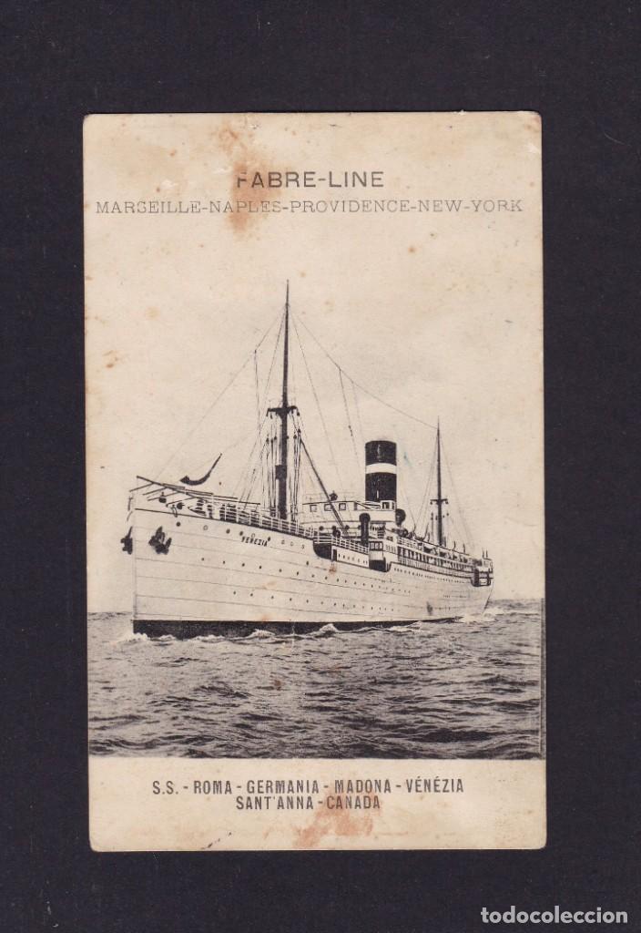 Postales: CARTE POSTALE - FABRE-LINE - BUQUE VENEZIA - Foto 1