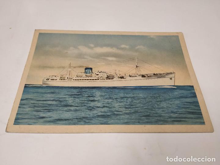 Postales: POSTAL MOTONAVE NAPOLI - FLOTTA LAURO - Foto 1