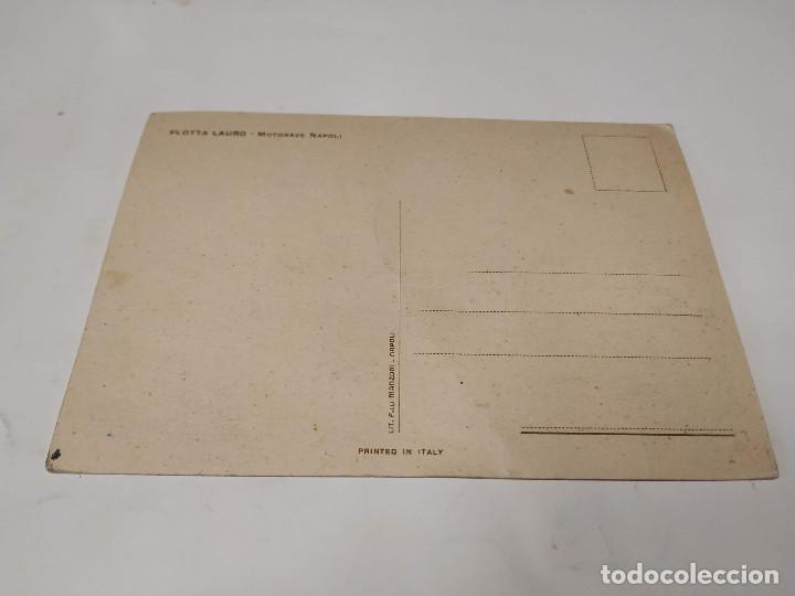 Postales: POSTAL MOTONAVE NAPOLI - FLOTTA LAURO - Foto 2