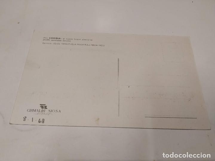 Postales: POSTAL M.N. CARIBIA - GRIMALDI SIOSA - Foto 2