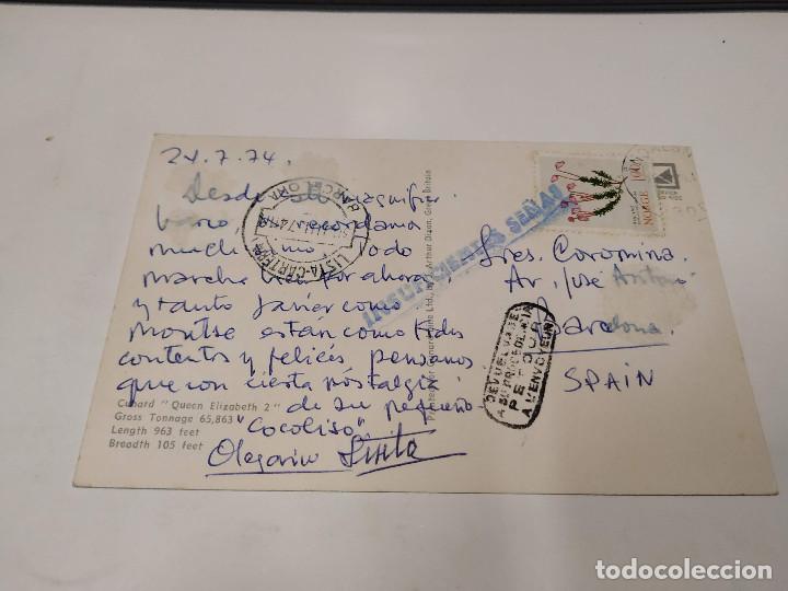 Postales: POSTAL QUEEN ELIZABETH 2 - CUNARD - Foto 2