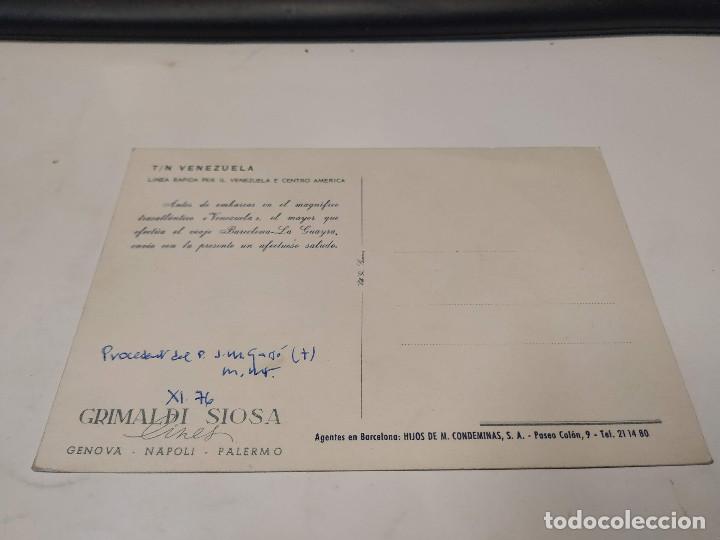 Postales: POSTAL T.N. VENEZUELA - GRIMALDI SIOSA - Foto 2