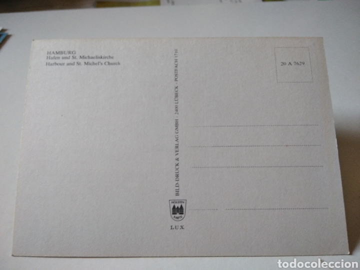 Postales: Postal Hamburgo barcos - Foto 2