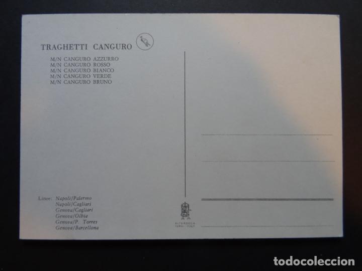 Postales: Buque,Traghetti Canguro, Antigua postal sin circular - Foto 2