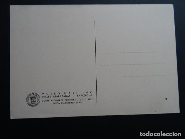 Postales: Corbeta Josefa Formosa, museo Maritimo de Barcelona - Foto 2