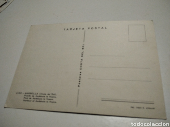 Postales: Postal Marbella puerto barcas - Foto 2
