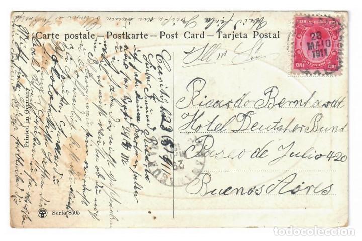 Postales: EMBARCACIONES A VELA &diams; 1911 - Foto 2