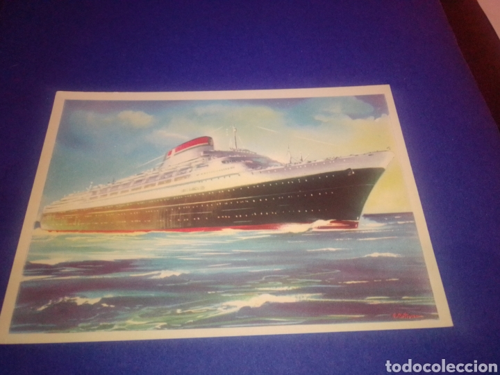 Postales: postal Andrea Doria Italia Barcos - Foto 1