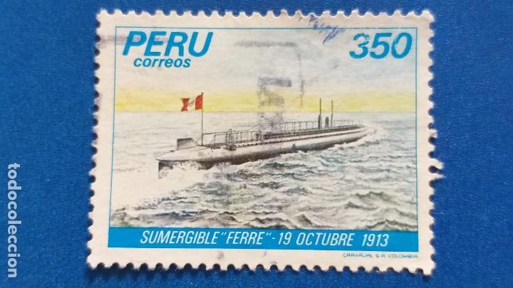 Postales: USADO. PER&Uacute;. YVERT 751. BARCO - Foto 1