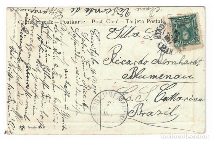 Postales: EMBARCACIONES A VELA &diams; 1911 - Foto 2