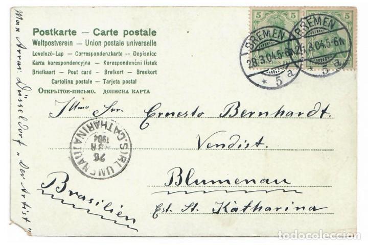 Postales: EMBARCACIONES A VELA &diams; 1904 - Foto 2