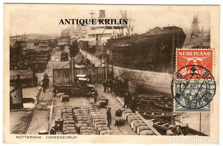 Postales: HOLANDA / PUERTO DE ROTTERDAM - Foto 1