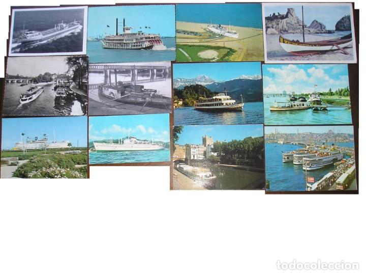 Postales: 50 POSTALES DIFERENTES DE BARCOS. - Foto 1