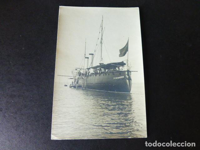 CRUCERO EXTREMADURA POSTAL FOTOGRAFICA HACIA 1910 (Postales - Postales Temáticas - Barcos)