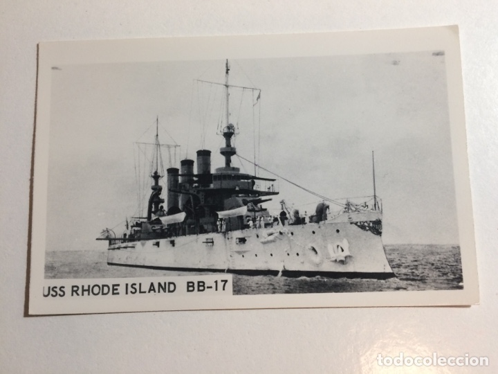 Postales: Postal U.S.S Rhode Island BB-17 - Foto 1