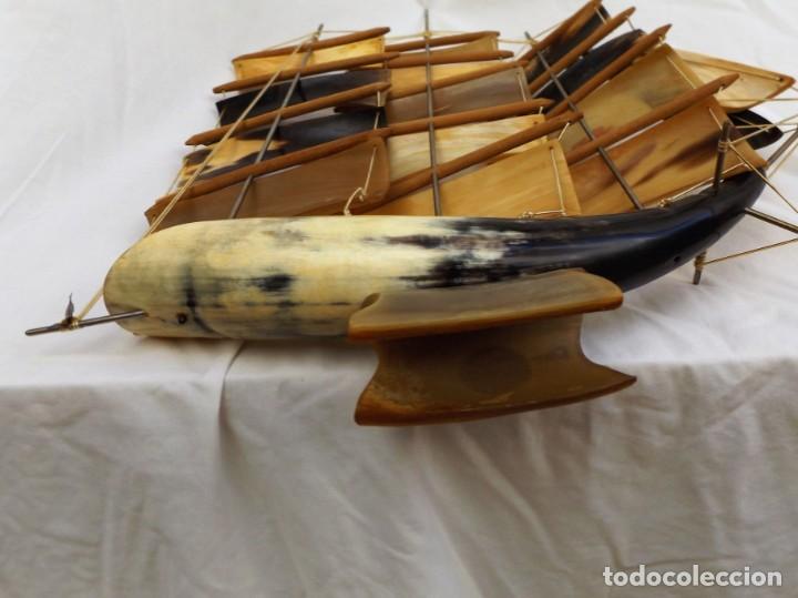 Postales: barco de asta de toro - Foto 3