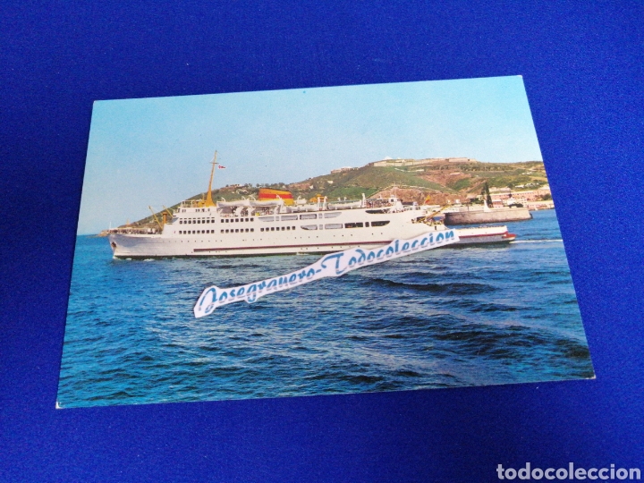 Postales: CEUTA TRANSBORDADOR Y MONTE HACHI - Foto 1