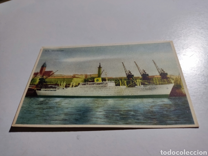 Postales: Postal Estocolmo,barco - Foto 2