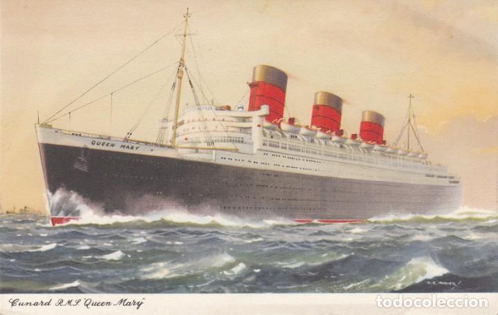 Postales: POSTAL CUNARD QUEEN MARY - Foto 1