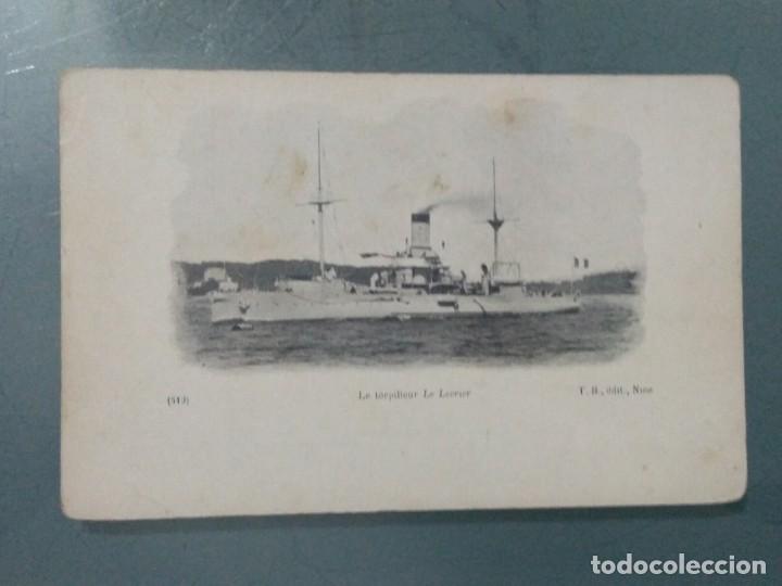 Postales: POSTAL BARCO LE TORPILLEUR LE LEVRIER. - Foto 1