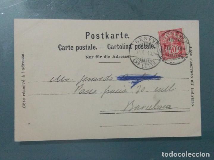 Postales: POSTAL BARCO L&Aacute;C LEMAN - Foto 2