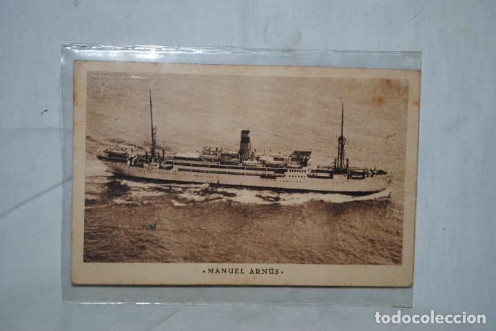 Postales: BUQUE MANUEL ARNUS , COMPA&Ntilde;IA TRASATLANTICA . - Foto 1