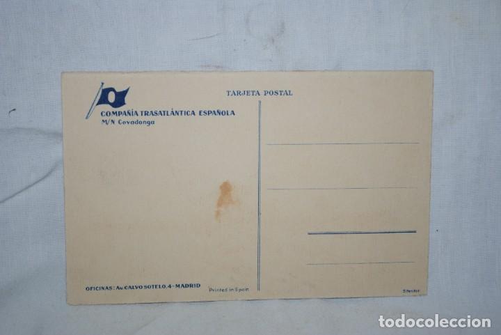 Postales: BUQUE COVADONGA , COMPA&Ntilde;IA TRASATLANTICA . - Foto 2
