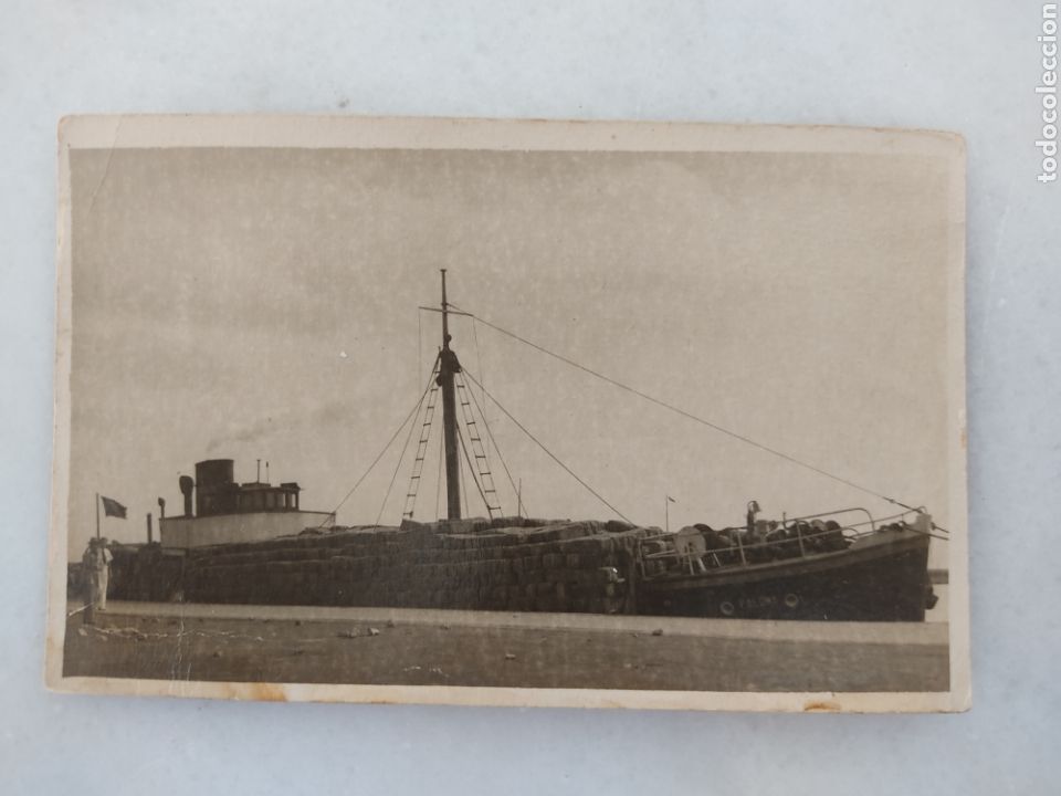Postales: antigua postal barco paloma Belfo - Foto 1