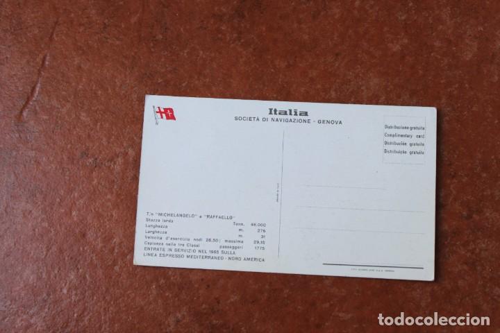 Postales: POSTAL MICHELANGELO E RAFFAELLO - Foto 2