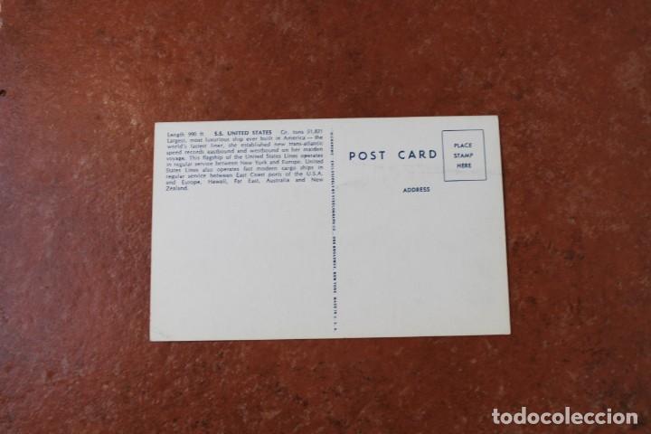 Postales: POSTAL BARCO SS UNITED STATES - Foto 2