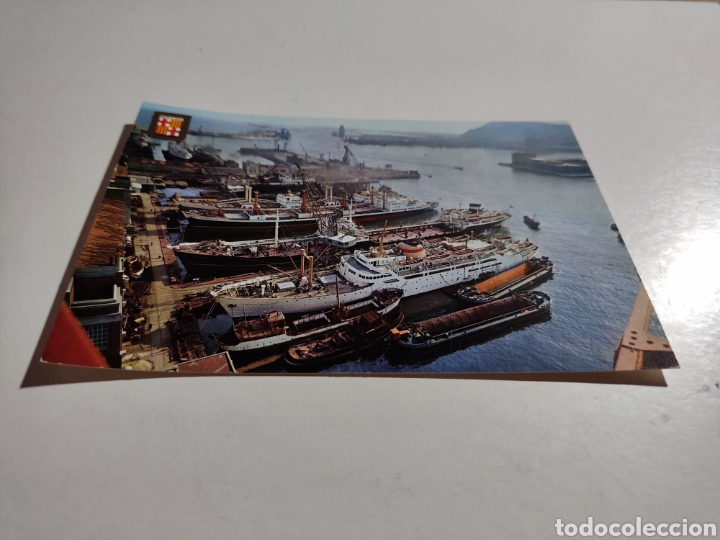 Postales: Postal Barcelona puerto barcos - Foto 1
