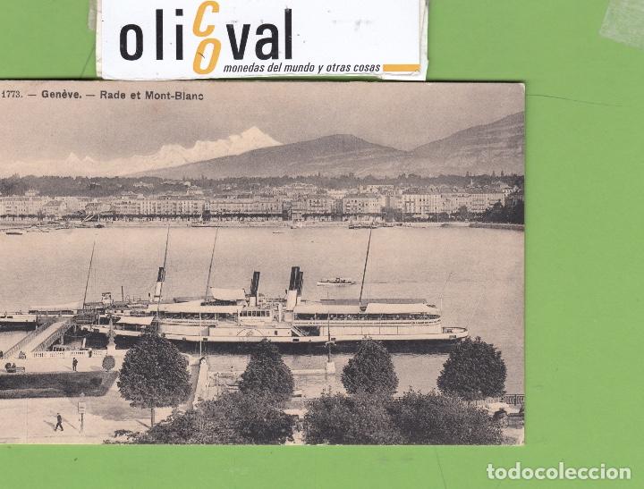 Postales: BARCOS 1773 GEN&Eacute;VE RADA DATADA 1973P 3172 - Foto 1