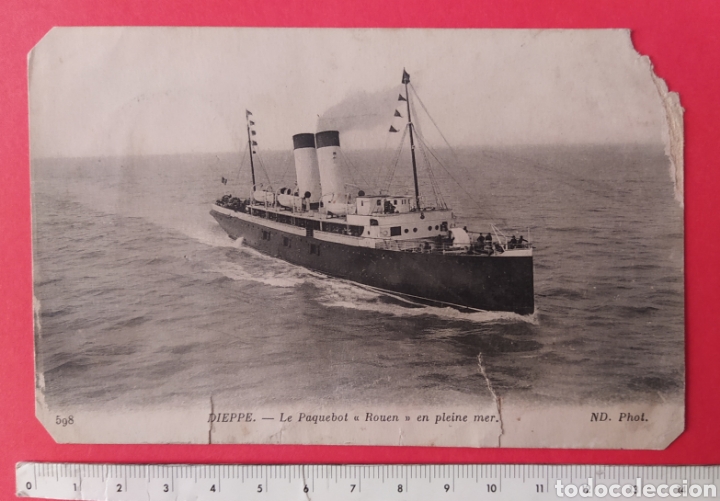 Postales: POSTAL ANTIGUA DIEPPE - Foto 1