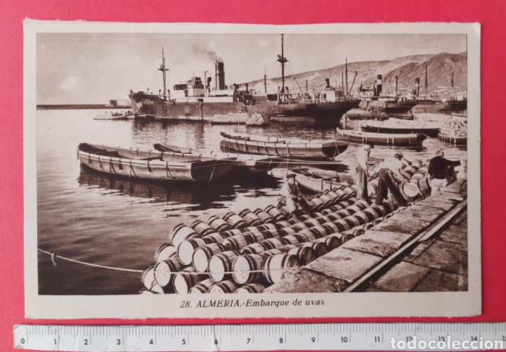 Postales: POSTAL EMBARQUE DE UVAS ALMERIA - Foto 1