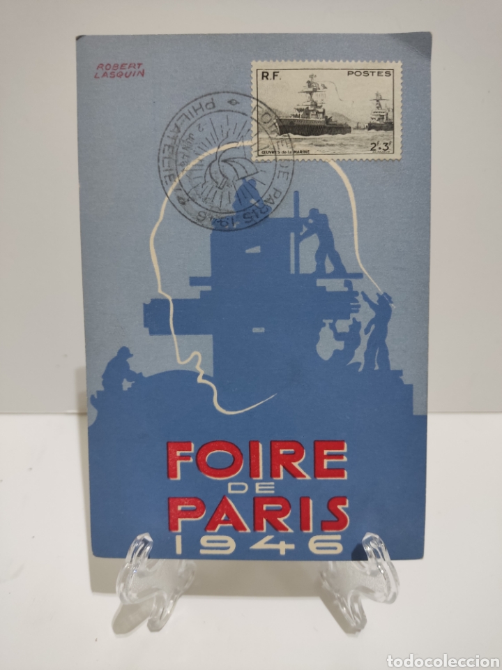 Postcards: Carta Postal nueva Foire de Par&iacute;s 1946