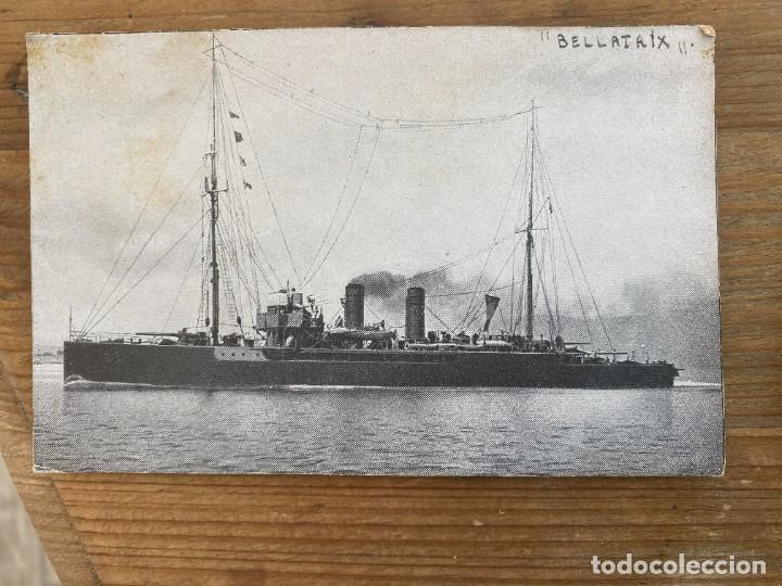 Postales: POSTAL BARCO BELLATRIX, NO CIRCULADA. - Foto 1