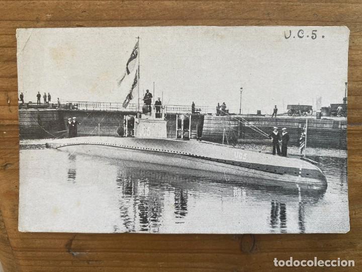 Postales: POSTAL DE SUBMARINO U.C.5, NO CIRCULADA. - Foto 1