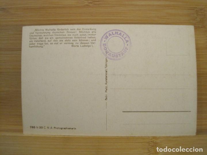 Postales: BLICK AUF WALHALLA-BARCO-POSTAL ANTIGUA-(97.976) - Foto 2