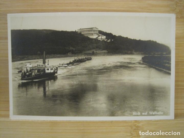 Postales: BLICK AUF WALHALLA-BARCO-POSTAL ANTIGUA-(97.976) - Foto 1