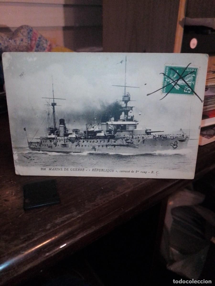 Postales: Marina de guerra Francesa REPUBLIQUE - Foto 1
