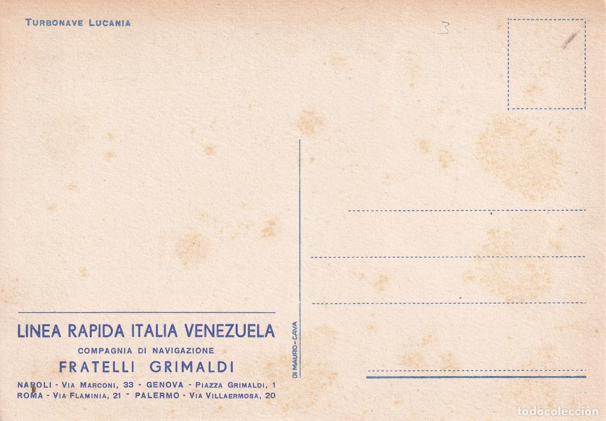 Postales: TURBONAVE LUCANIA - Foto 2